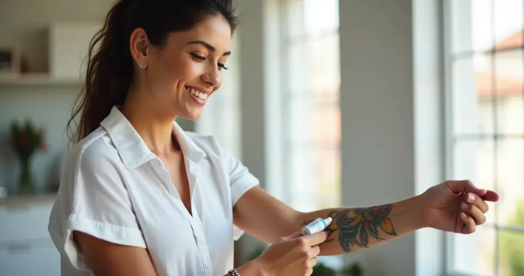 Cicatrização de tatuagem no antebraço: como usar La Roche-Posay para cores vibrantes