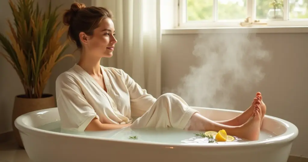 Escalda pés para inchaço nos pés funciona? Só com essa temperatura Escalda pés para inchaço nos pés funciona? Só com essa temperatura