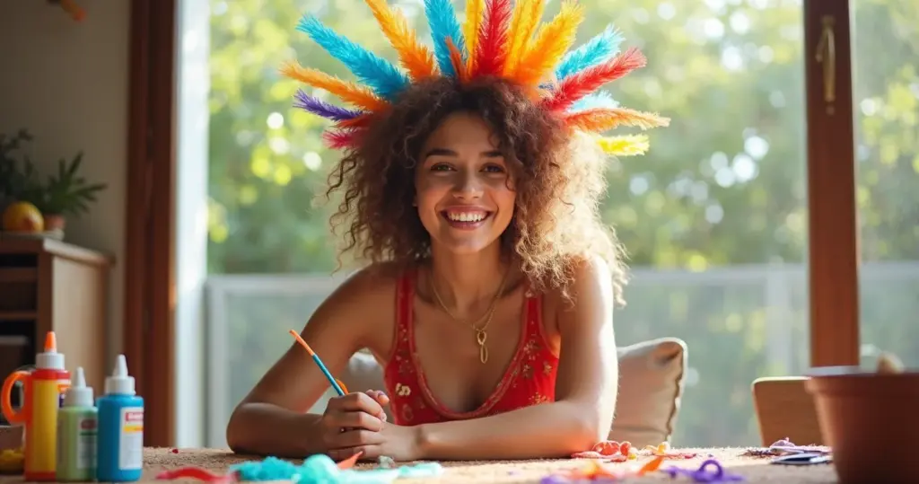 Fantasia de Carnaval Criativa e Barata: Faça em Casa com R$50 Fantasia de Carnaval Criativa e Barata: Faça em Casa com R$50