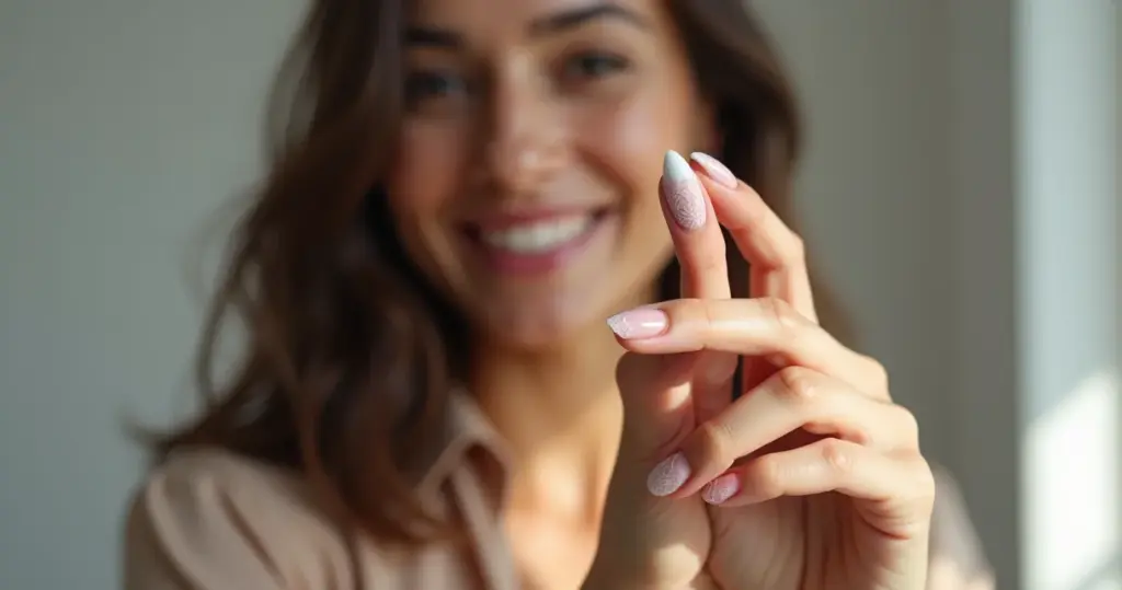 Francesinha triangular em unha amendoada passo a passo: do básico ao profissional Francesinha triangular em unha amendoada passo a passo: do básico ao profissional