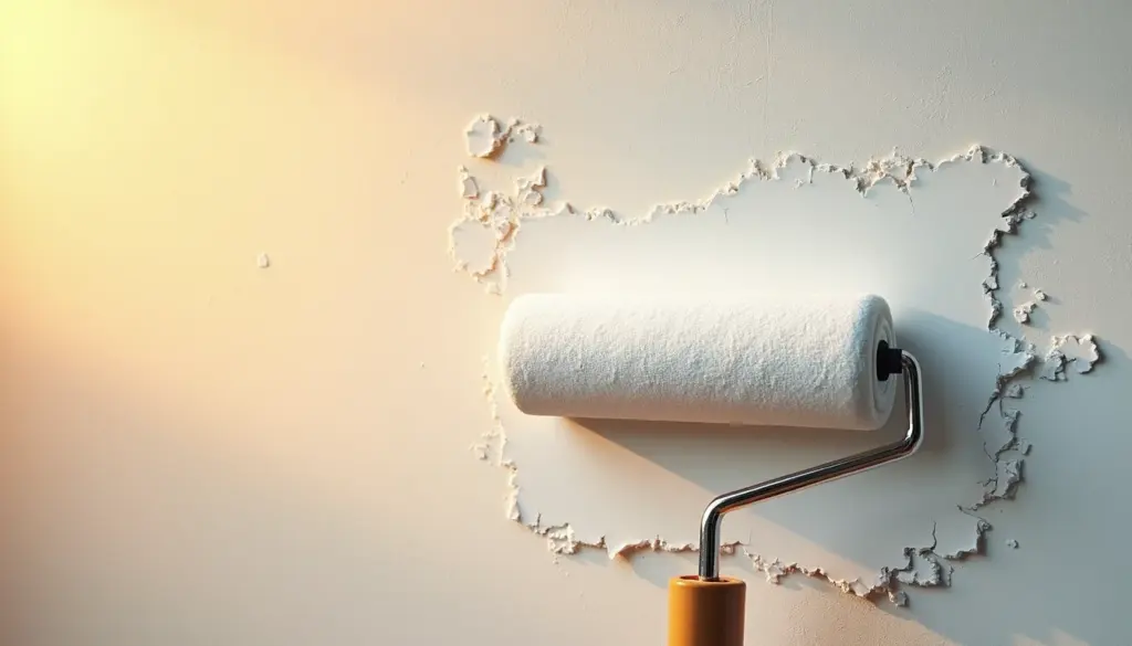 Pintura descascando? O fundo preparador de parede era o que faltava