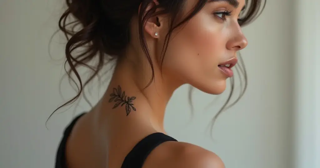 80+ Ideias de Tatuagem Pescoço Feminina Pequena: Elegância que Transforma