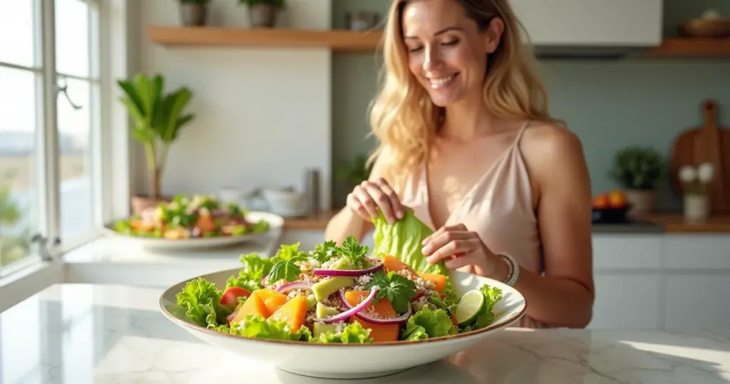 Salada Tropical Crocante: Melhores Receitas com Alface para o Verão Salada Tropical Crocante: Melhores Receitas com Alface para o Verão