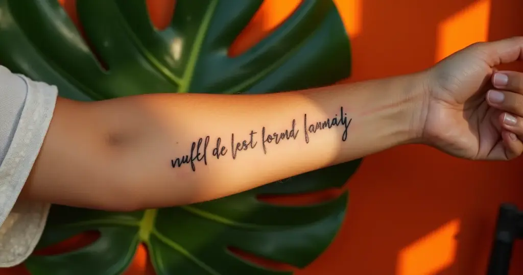 27 Ideias de Tatuagem Frases Feminina que Não Perdem Significado
