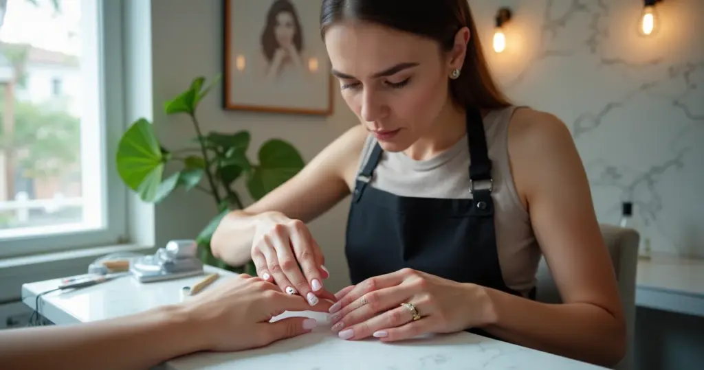 Unha de gel bailarina erros comuns: 10 falhas que destroem seu trabalho Unha de gel bailarina erros comuns: 10 falhas que destroem seu trabalho
