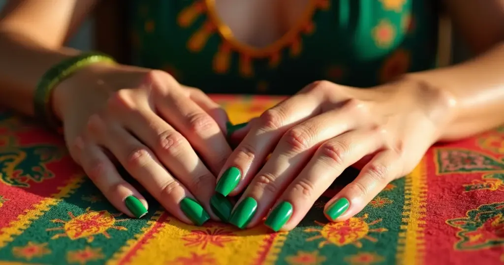 18 Ideias de Unha de Gel Verde para Transformar Seu Visual em 2026 18 Ideias de Unha de Gel Verde para Transformar Seu Visual em 2026