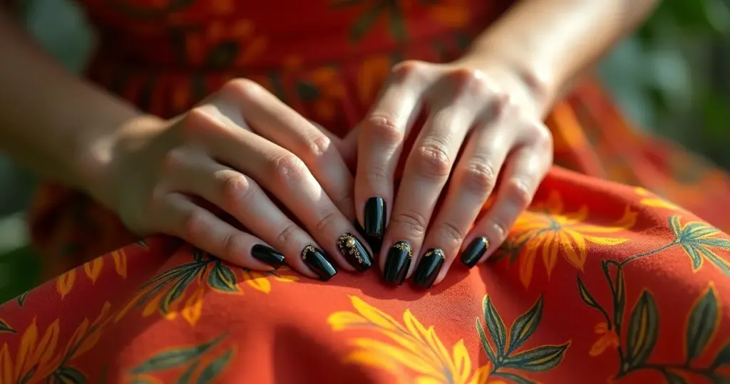 27 Ideias de Unha em Gel Decorada Preta que Vão Te Transformar 27 Ideias de Unha em Gel Decorada Preta que Vão Te Transformar