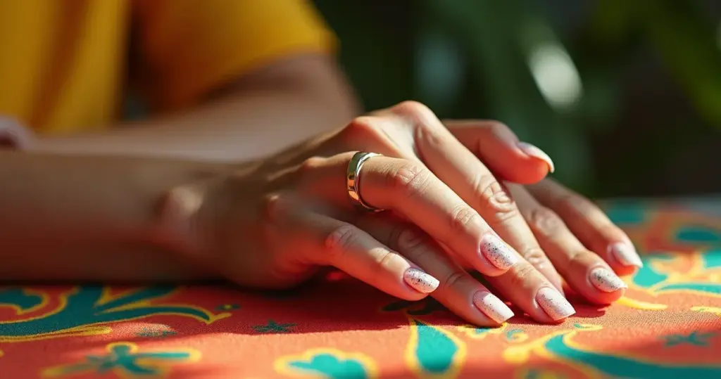 6 Ideias de Unha Encapsulada com Glitter que Duram Semanas