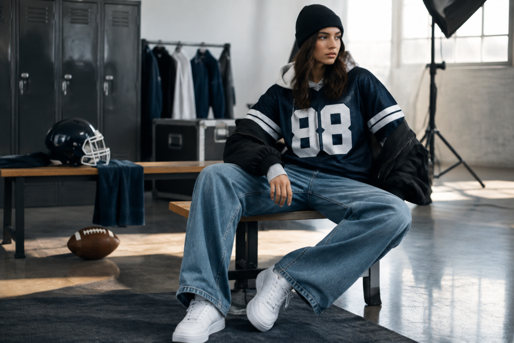 Authoria lança coleção inspirada na NFL com Sofia Schaadt