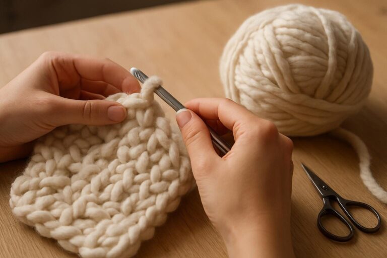 Como fazer crochê fácil e rápido: guia para iniciantes