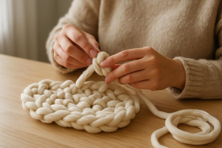 Como fazer crochê sem agulha: guia completo do crochê de dedo
