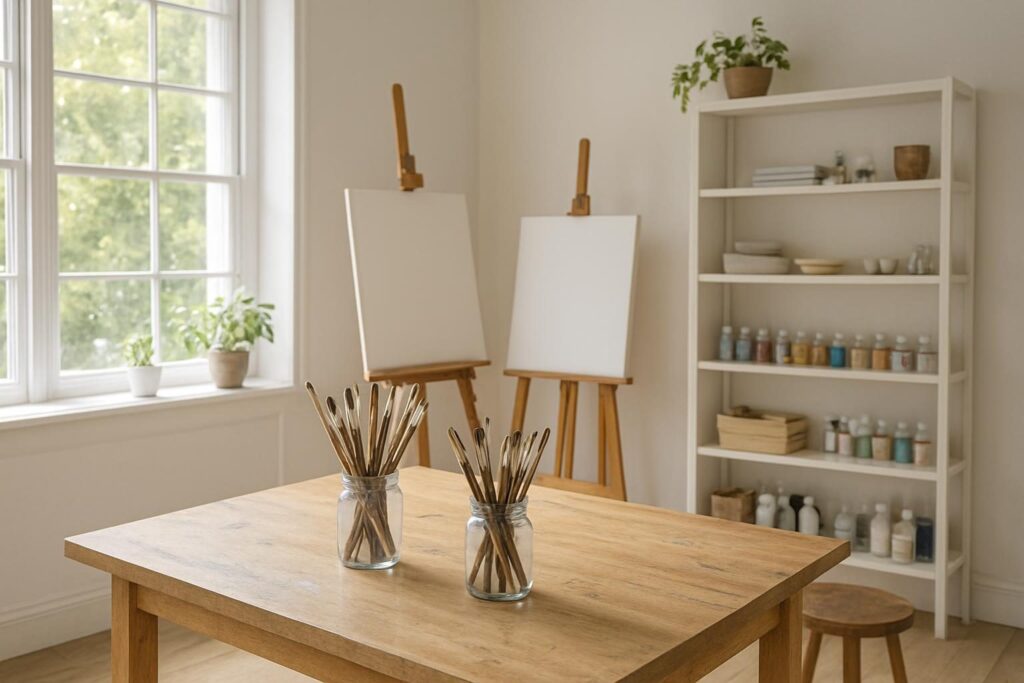 Decoração de sala de artes: como montar um espaço criativo