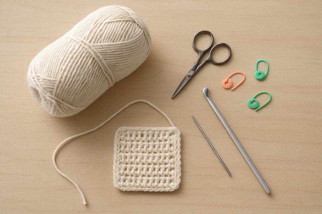 O que preciso para fazer crochê: lista de materiais para iniciantes